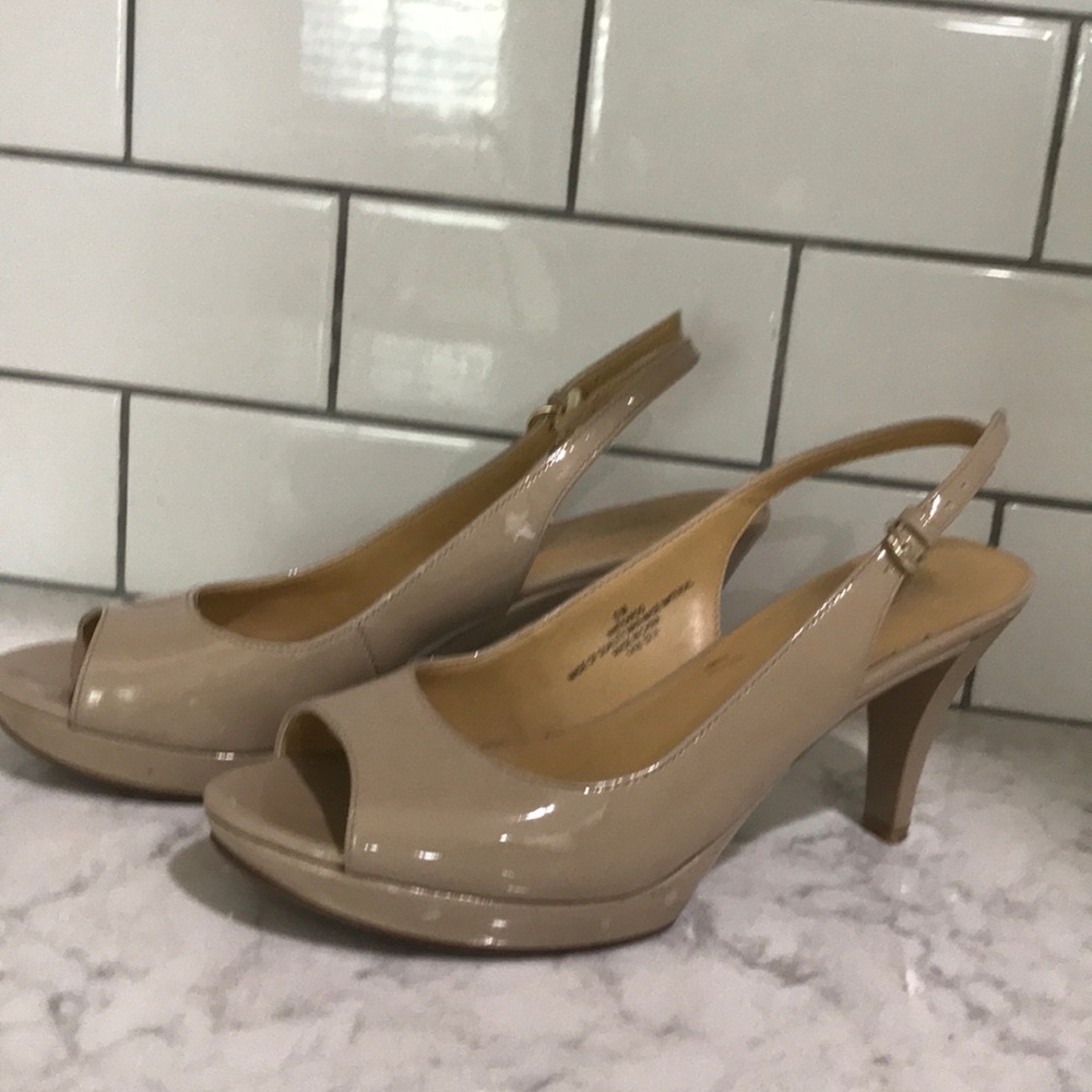 Nine West nude heels